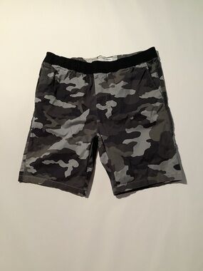 Hudson & Barrow Stretch Golf Shorts Grey Camo Cotton Men’s 32